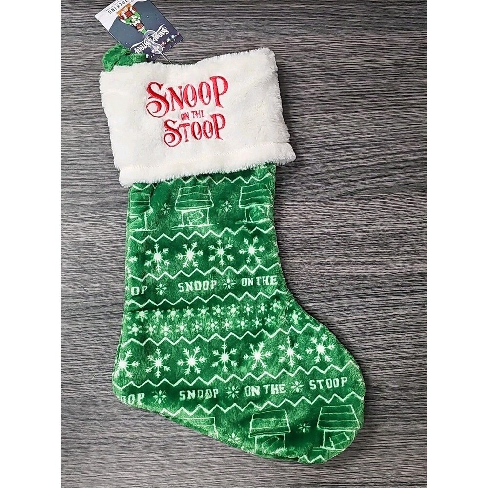 Snoop Dogg A Hood Tradition 18” Stocking Polyester Stocking Green